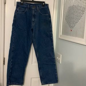 Mens Carthartt lined jeans 32x30
